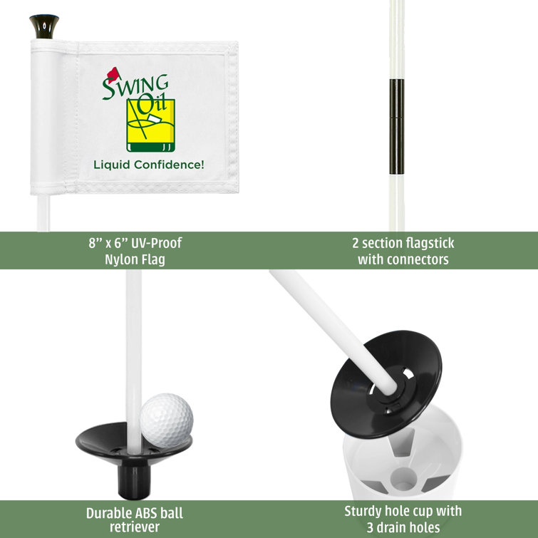 WATSY 3' Backyard Mini Golf Flagstick Set Wayfair Canada